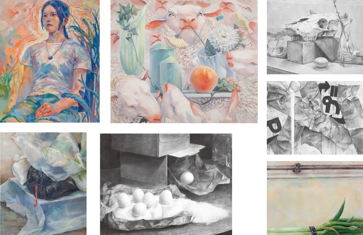 美術コース（油絵）参考作品